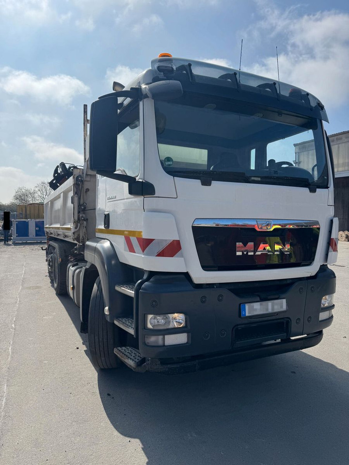 MAN TGS 26.400 6x2*4 Kipper Bordm. Kran ATLAS 172.3E - Tippbil lastbil, Kranbil: bild 1 MAN TGS 26.400 6x2*4 Kipper Bordm. Kran ATLAS 172.3E - Tippbil lastbil, Kranbil: bild 1