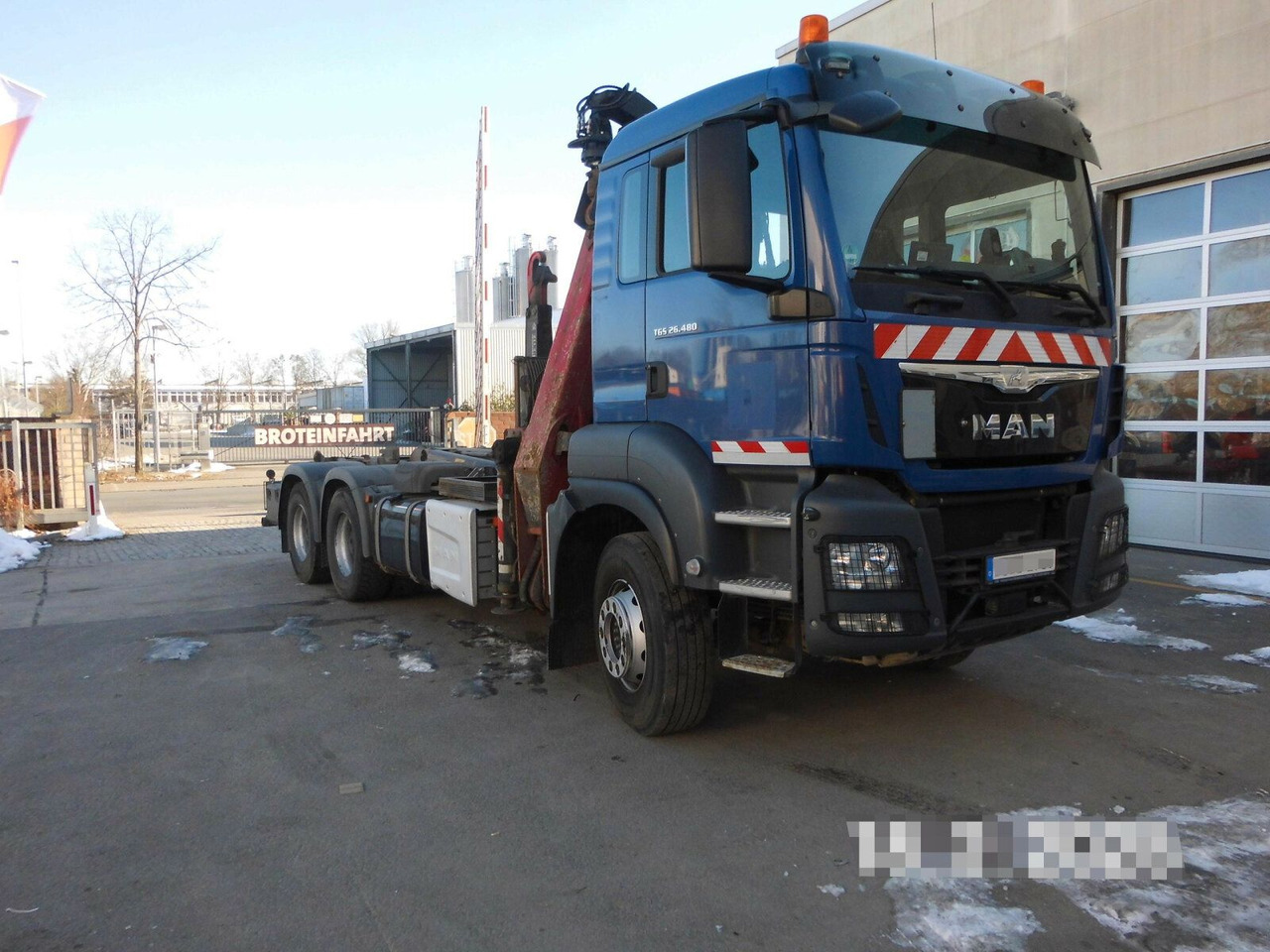 MAN TGS 28.480 6x4 Abrollkipper + Kran bis 4,63 T - Lastväxlare lastbil, Kranbil: bild 1 MAN TGS 28.480 6x4 Abrollkipper + Kran bis 4,63 T - Lastväxlare lastbil, Kranbil: bild 1