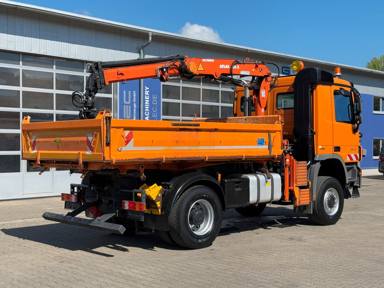 Mercedes-Benz ACTROS 2044 4x4 Kipper Kran ATLAS 65.2 A2L - Tippbil lastbil, Kranbil: bild 5 Mercedes-Benz ACTROS 2044 4x4 Kipper Kran ATLAS 65.2 A2L - Tippbil lastbil, Kranbil: bild 5