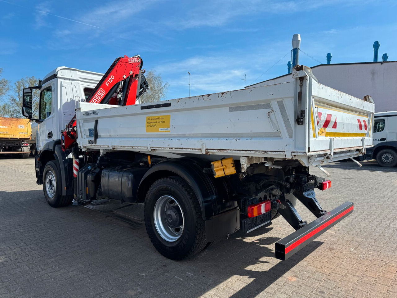 Mercedes-Benz AROCS 1832 4x2 Euro 6 Kipper Kran FASSI F120FB - Tippbil lastbil, Kranbil: bild 5 Mercedes-Benz AROCS 1832 4x2 Euro 6 Kipper Kran FASSI F120FB - Tippbil lastbil, Kranbil: bild 5