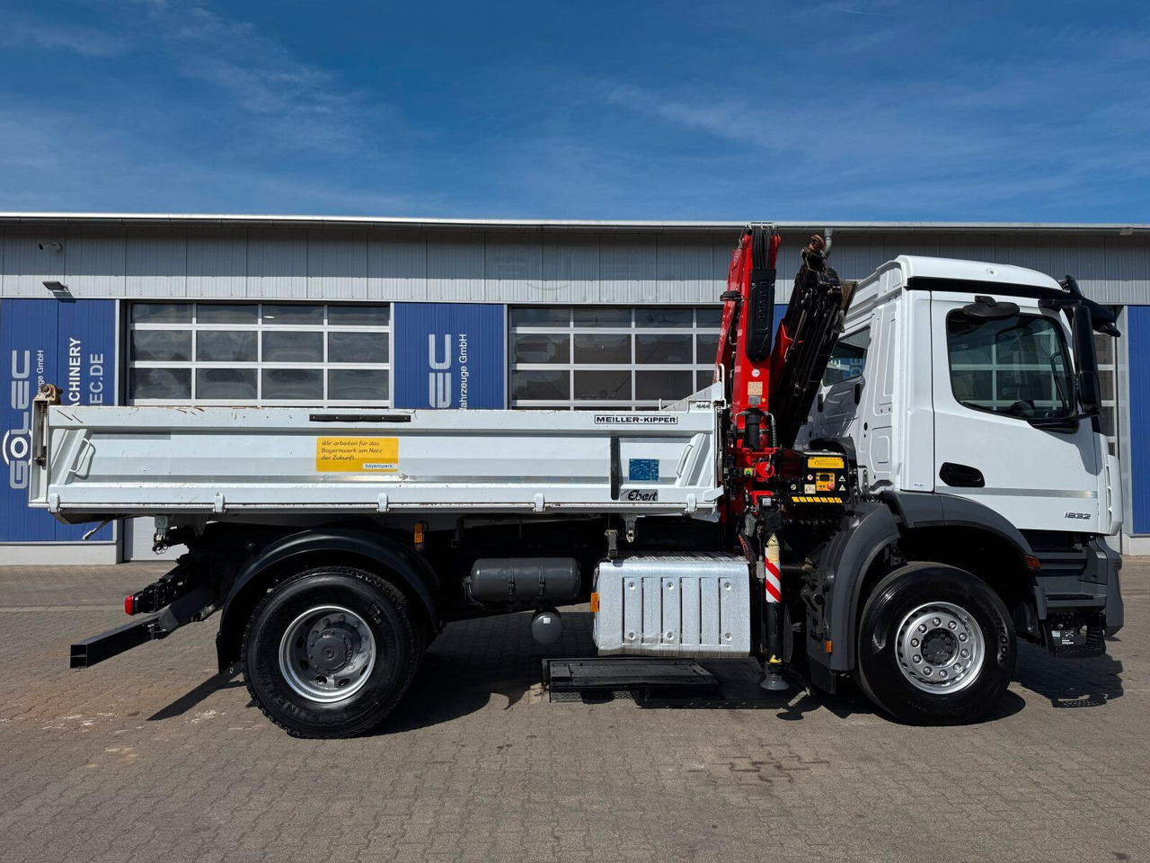 Mercedes-Benz AROCS 1832 4x2 Euro 6 Kipper Kran FASSI F120FB - Tippbil lastbil, Kranbil: bild 3 Mercedes-Benz AROCS 1832 4x2 Euro 6 Kipper Kran FASSI F120FB - Tippbil lastbil, Kranbil: bild 3