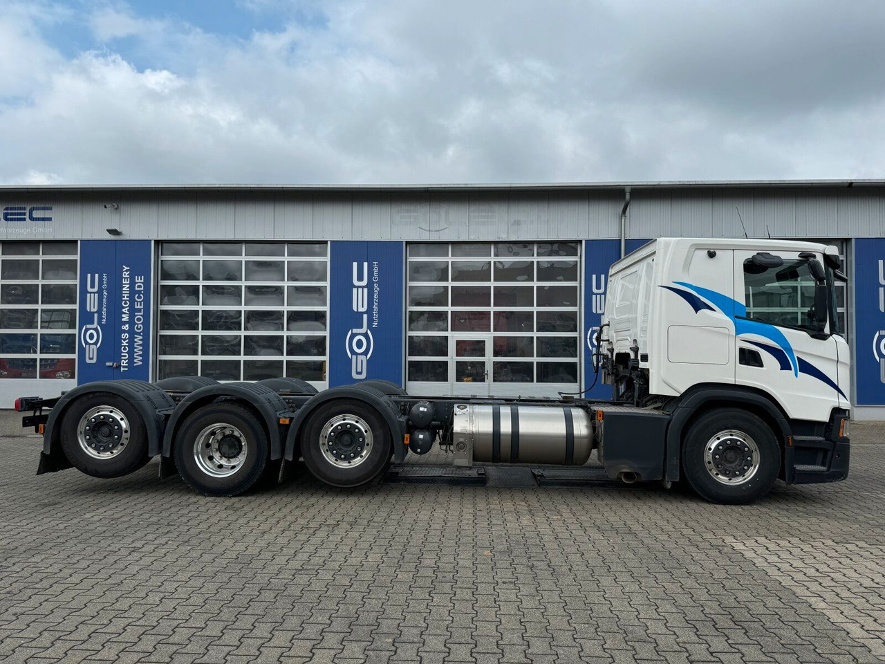Scania G 410 B8x2*6 NB LNG Fahrgestell Nebenantrieb - Chassi lastbil, Kranbil: bild 4 Scania G 410 B8x2*6 NB LNG Fahrgestell Nebenantrieb - Chassi lastbil, Kranbil: bild 4