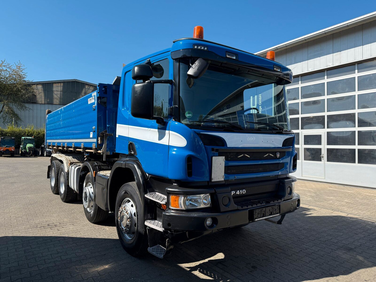 Scania P 410 8x4 Dreiseitenkipper DAUTEL - Tippbil lastbil: bild 1 Scania P 410 8x4 Dreiseitenkipper DAUTEL - Tippbil lastbil: bild 1