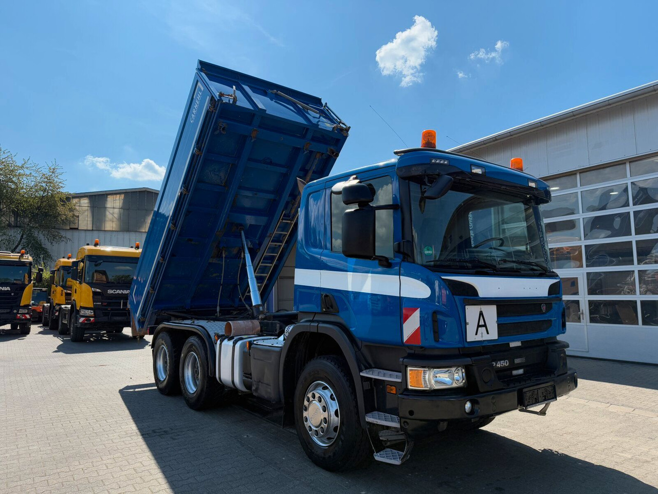 Scania P 450 6x4 Dreiseitenkipper DAUTEL - Tippbil lastbil: bild 2 Scania P 450 6x4 Dreiseitenkipper DAUTEL - Tippbil lastbil: bild 2