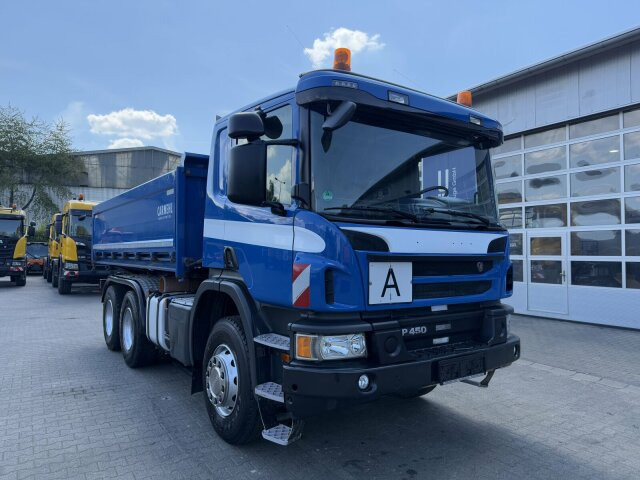 Scania P 450 6x4 Dreiseitenkipper DAUTEL - Tippbil lastbil: bild 1 Scania P 450 6x4 Dreiseitenkipper DAUTEL - Tippbil lastbil: bild 1