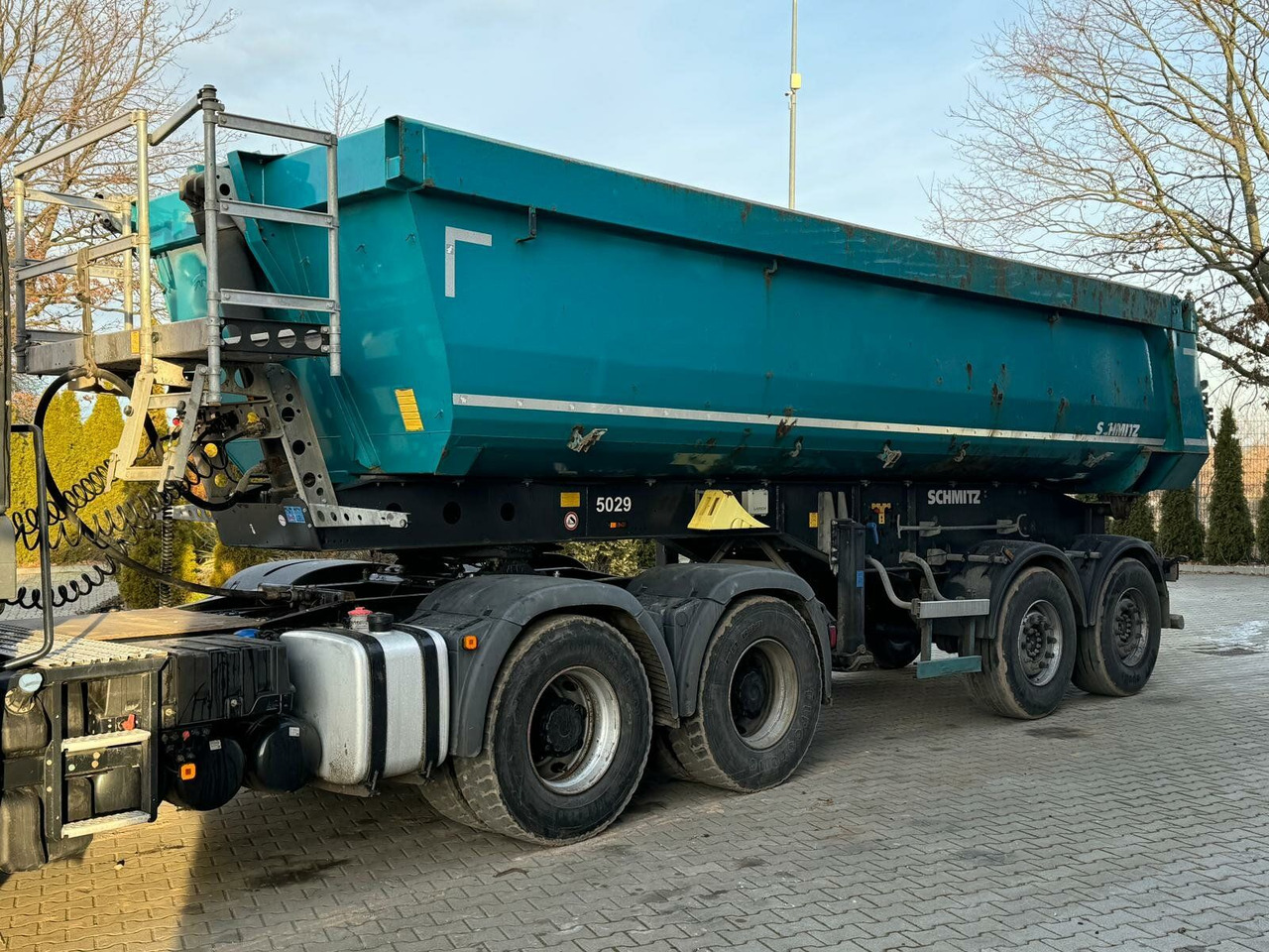Schmitz Cargobull Cargobull SKI 18 SL7.2 Kippauflieger 2 Achs - Tippbil semitrailer: bild 1 Schmitz Cargobull Cargobull SKI 18 SL7.2 Kippauflieger 2 Achs - Tippbil semitrailer: bild 1