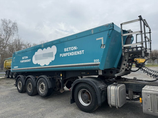 Schmitz Cargobull Cargobull SKI 24 SL7.2 Alu Kippauflieger 3 Achse - Tippbil semitrailer: bild 1 Schmitz Cargobull Cargobull SKI 24 SL7.2 Alu Kippauflieger 3 Achse - Tippbil semitrailer: bild 1