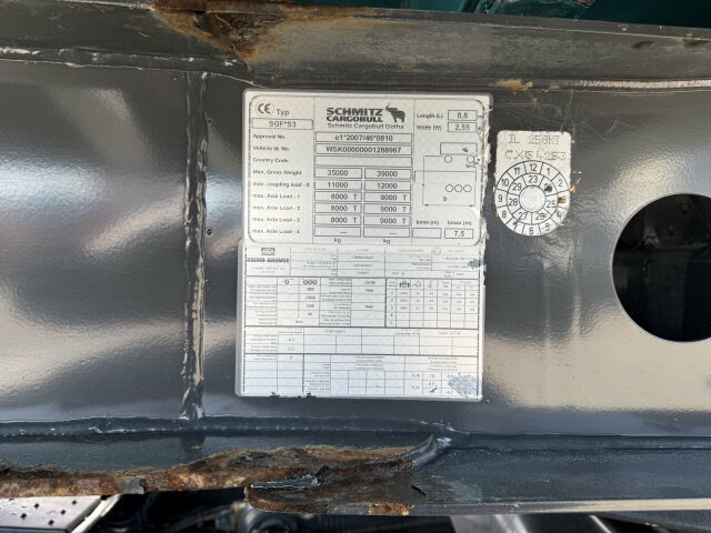 Schmitz Cargobull Cargobull SKI 24 SL8.3 Kippaufl. 3 Achse - Tippbil semitrailer: bild 3 Schmitz Cargobull Cargobull SKI 24 SL8.3 Kippaufl. 3 Achse - Tippbil semitrailer: bild 3