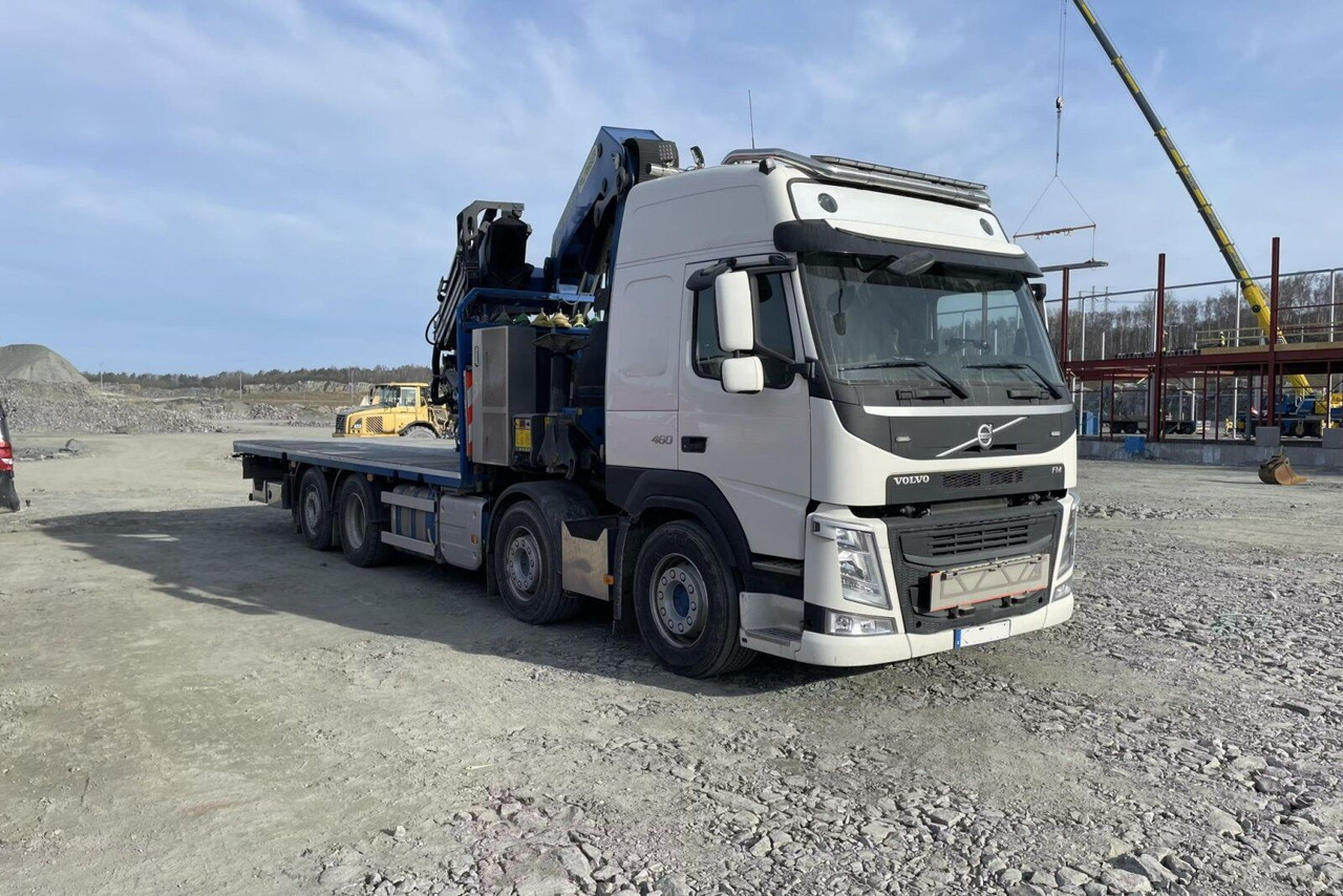 Volvo FM 460 8x2 EURO6 Pritsche Kran PALFINGER PK65002 - Flakbil, Kranbil: bild 2 Volvo FM 460 8x2 EURO6 Pritsche Kran PALFINGER PK65002 - Flakbil, Kranbil: bild 2