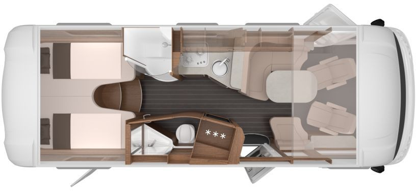 Knaus Sun I 700 LEG Automatik/180 PS - Helintegrerad husbil: bild 2 Knaus Sun I 700 LEG Automatik/180 PS - Helintegrerad husbil: bild 2