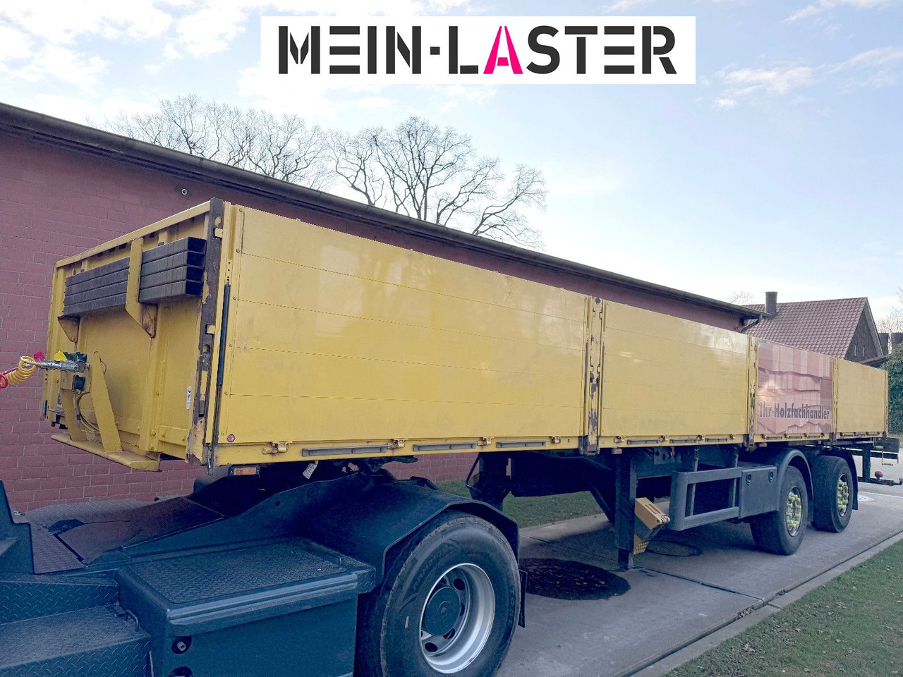 Flaktrailer Ackermann Baustoffpritsche 11.5-13 m Lenkachse NL 19t: bild 12