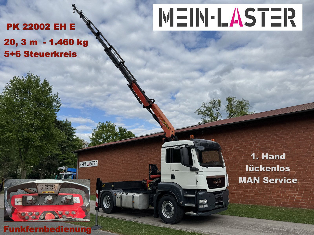 MAN TGS 18.400 PK 22002-E Kran 20 m- 5/6 Steuerk.-FB - Dragbil: bild 1 MAN TGS 18.400 PK 22002-E Kran 20 m- 5/6 Steuerk.-FB - Dragbil: bild 1