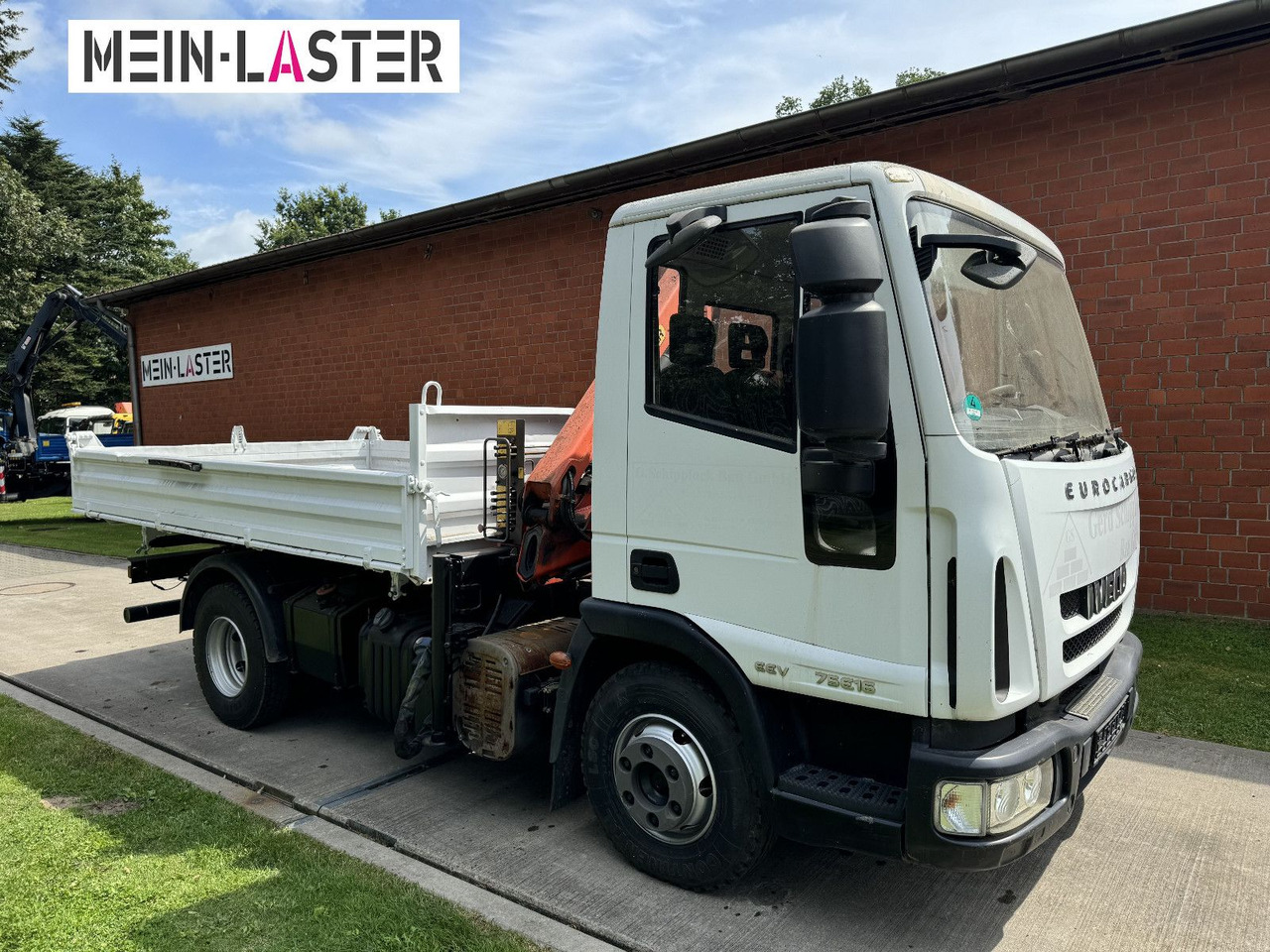 Iveco ML75E16 3 S-Kipper Kran PK 9,4m-550 kg Greifer - Transportbil med tippflak: bild 4 Iveco ML75E16 3 S-Kipper Kran PK 9,4m-550 kg Greifer - Transportbil med tippflak: bild 4