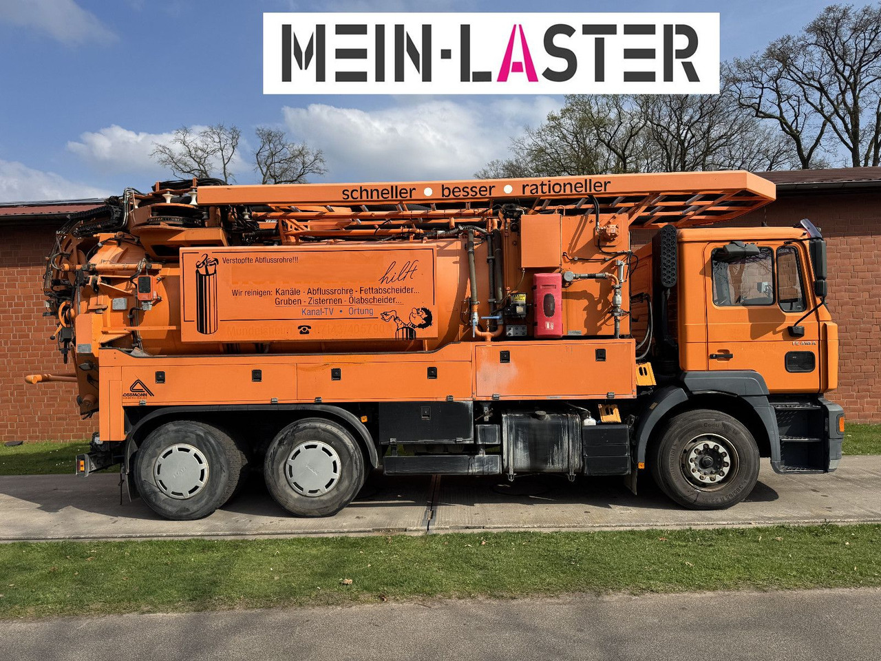 MAN FE 410 Assmann Saug HD Spüler Recycling + FB. - Sugbil: bild 3 MAN FE 410 Assmann Saug HD Spüler Recycling + FB. - Sugbil: bild 3