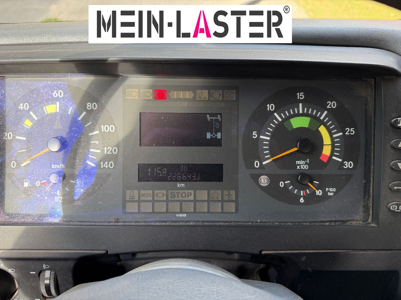 Flakbil, Kranbil Mercedes-Benz 1823 Atego Atlas 105.2 1.Hand nur 226.000 km: bild 9