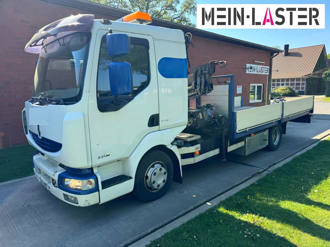 Renault Midlum 220 HMF 683 K4 15m-400 Kg Funk Seilwinde - Kranbil: bild 2 Renault Midlum 220 HMF 683 K4 15m-400 Kg Funk Seilwinde - Kranbil: bild 2