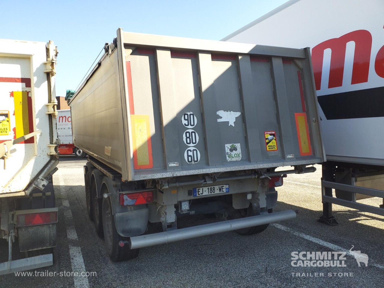 BENALU Tipper Alu-square sided body 25m³ - Tippbil semitrailer: bild 2 BENALU Tipper Alu-square sided body 25m³ - Tippbil semitrailer: bild 2