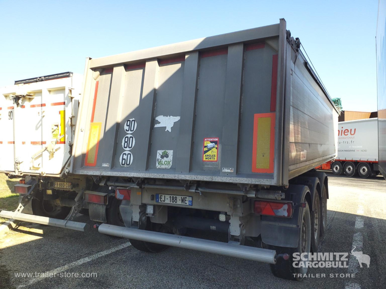 BENALU Tipper Alu-square sided body 25m³ - Tippbil semitrailer: bild 5 BENALU Tipper Alu-square sided body 25m³ - Tippbil semitrailer: bild 5