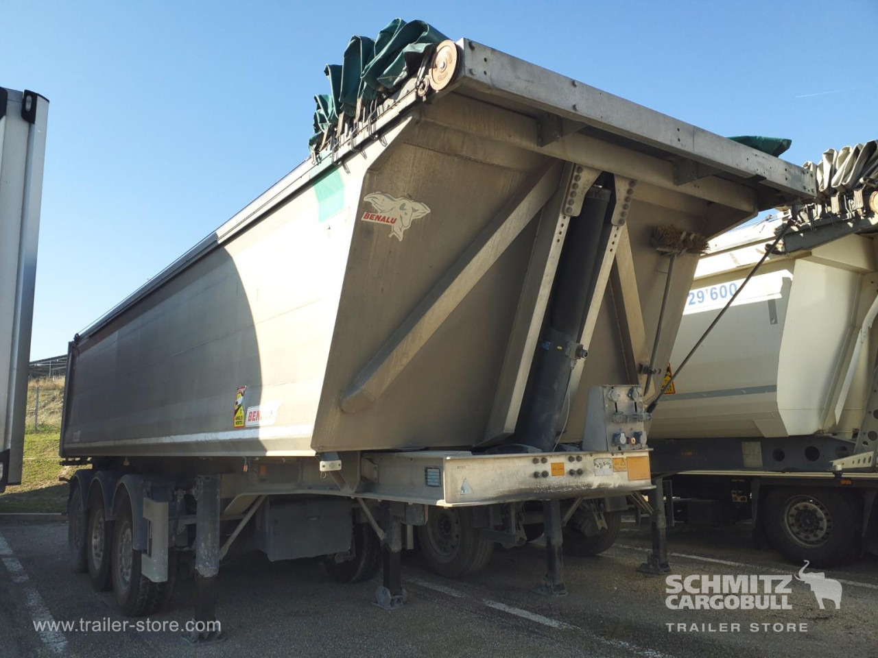 BENALU Tipper Alu-square sided body 25m³ - Tippbil semitrailer: bild 1 BENALU Tipper Alu-square sided body 25m³ - Tippbil semitrailer: bild 1