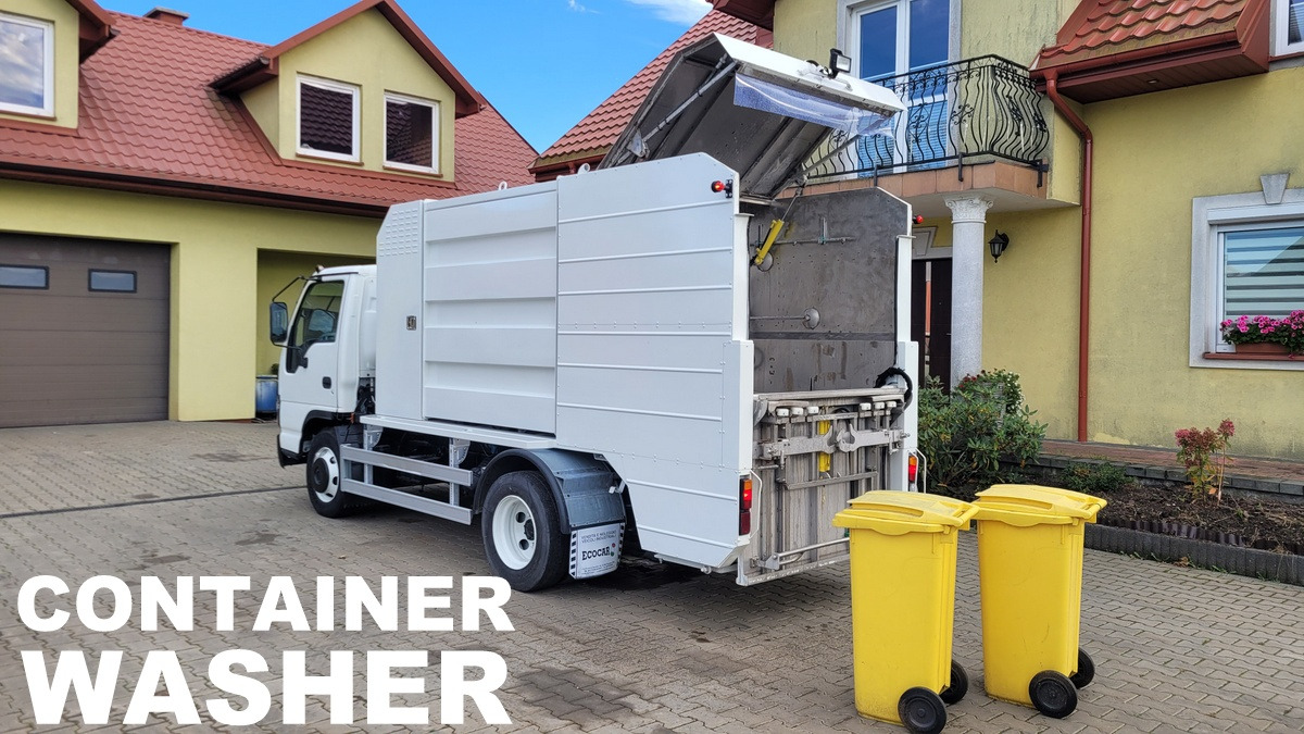 Isuzu NQR75 Container washer laveuse lavacassonetti myjka - Sopbil: bild 1 Isuzu NQR75 Container washer laveuse lavacassonetti myjka - Sopbil: bild 1