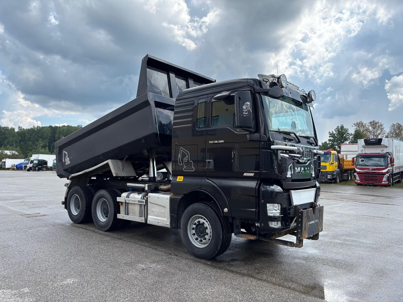 MAN TGX 26.580 - Tippbil lastbil: bild 1 MAN TGX 26.580 - Tippbil lastbil: bild 1