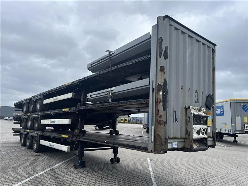 Krone 1x 2014 & 2x 2013 XL MEGA P400 HUCKEPACK FLAT STACK - Skåp semitrailer: bild 1 Krone 1x 2014 & 2x 2013 XL MEGA P400 HUCKEPACK FLAT STACK - Skåp semitrailer: bild 1