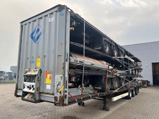 Krone multiple 2014 & 2015 XL P400 mega huckepack curtain sided trailer stacks - Skåp semitrailer: bild 4 Krone multiple 2014 & 2015 XL P400 mega huckepack curtain sided trailer stacks - Skåp semitrailer: bild 4
