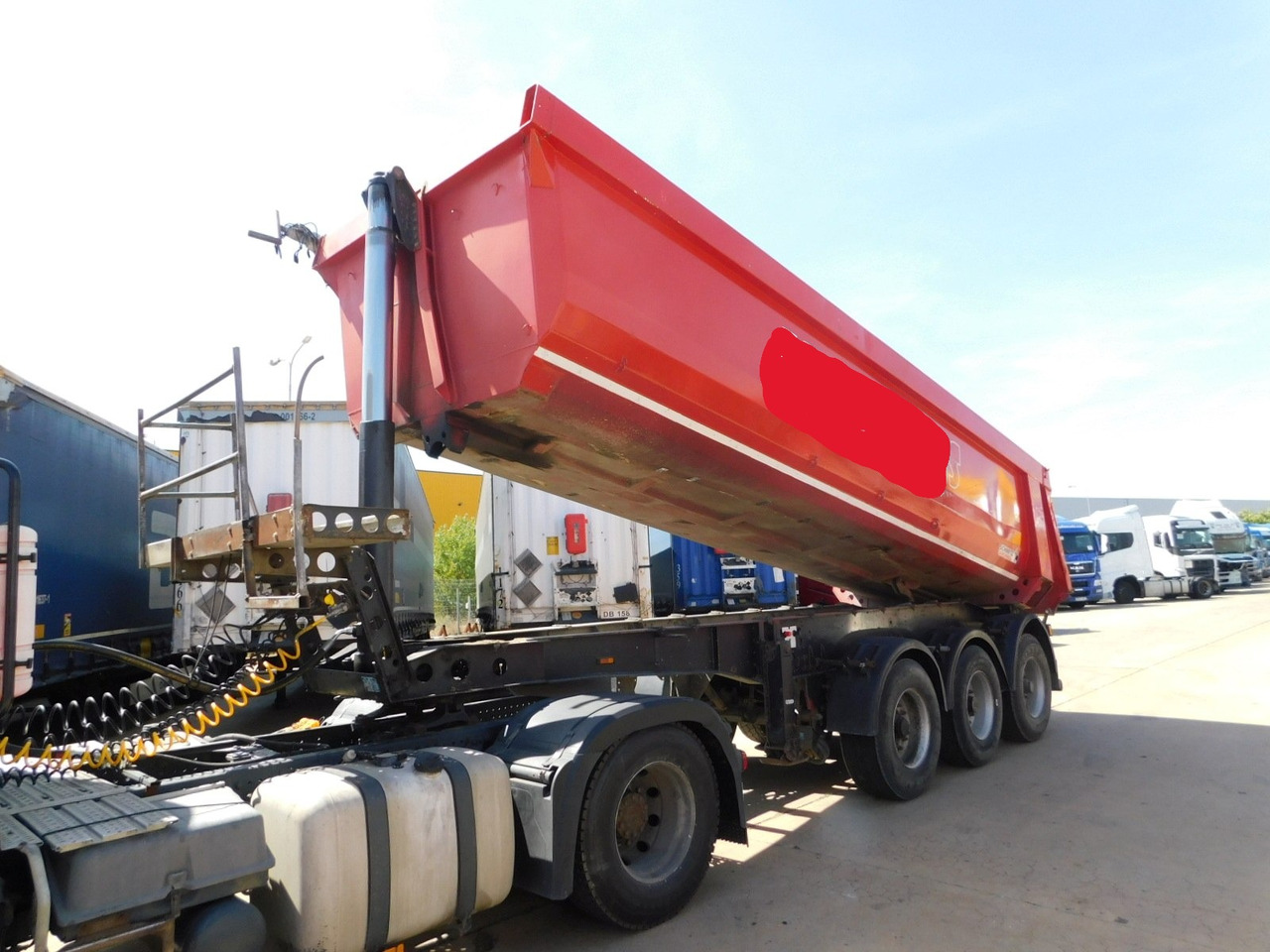 Schmitz Ski 24 - Tippbil semitrailer: bild 1 Schmitz Ski 24 - Tippbil semitrailer: bild 1