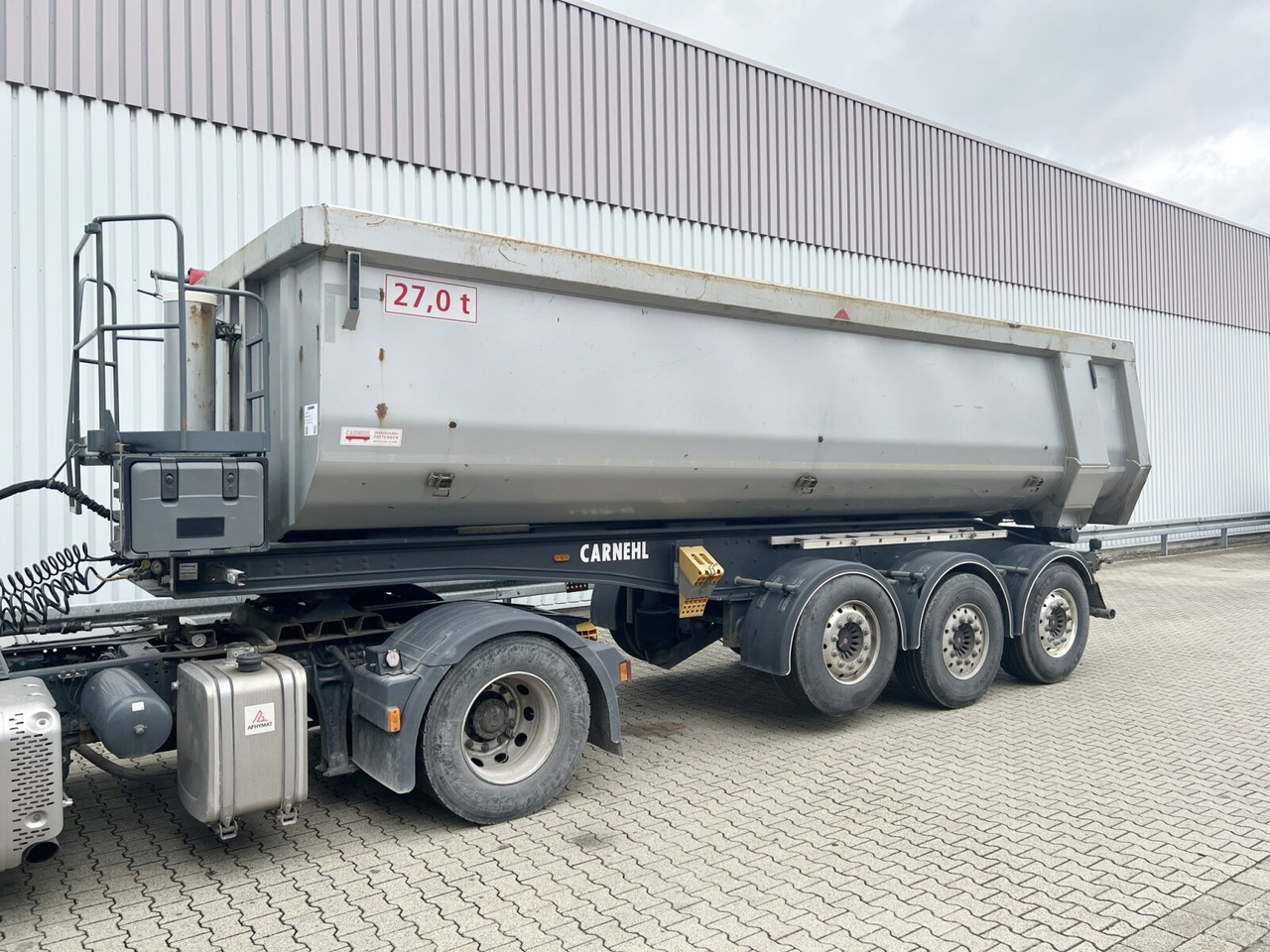 Carnehl CHKS/HH CHKS/HH, Stahlmulde ca. 26m³, 8x VORHANDEN, Liftachse - Tippbil semitrailer: bild 1 Carnehl CHKS/HH CHKS/HH, Stahlmulde ca. 26m³, 8x VORHANDEN, Liftachse - Tippbil semitrailer: bild 1