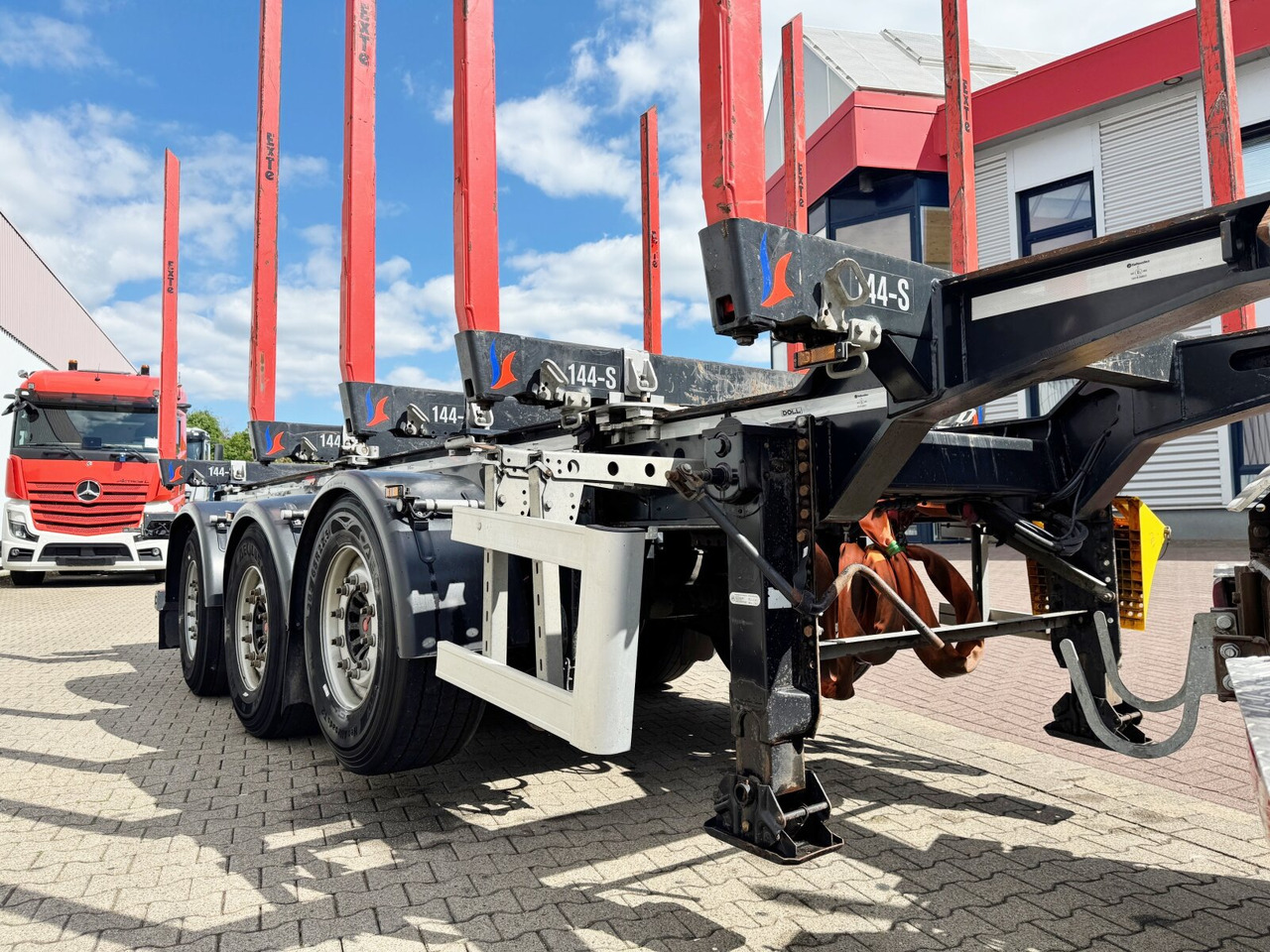 Timmertrailer Doll LOGO H3L-14XL LOGO H3L-14XL, Liftachse, Nachlauflenkachse, teleskopierbar 9,4m-12,9: bild 13