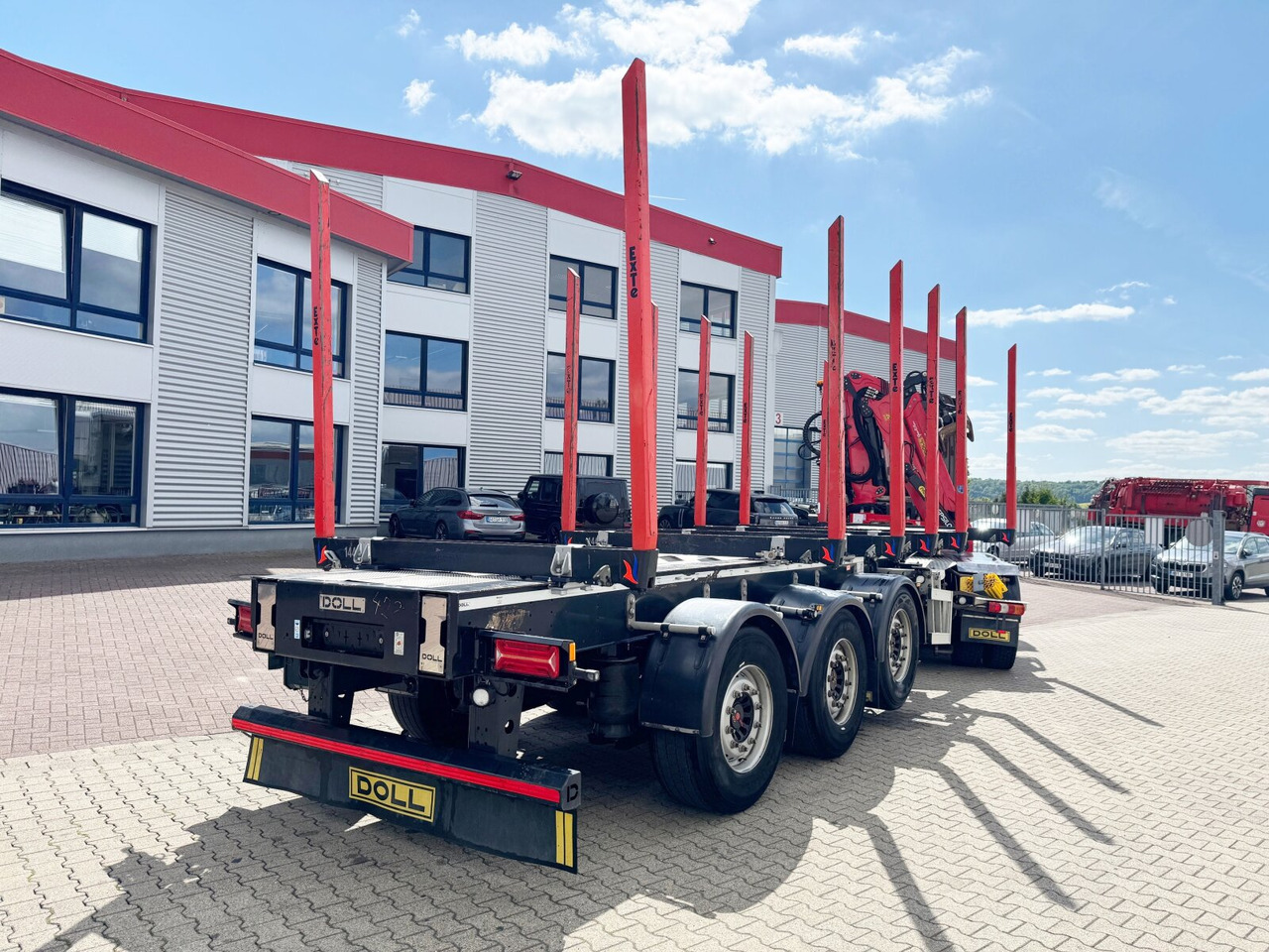 Timmertrailer Doll LOGO H3L-14XL LOGO H3L-14XL, Liftachse, Nachlauflenkachse, teleskopierbar 9,4m-12,9: bild 11