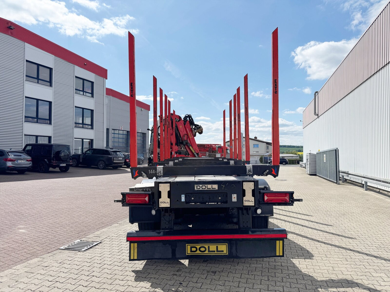 Timmertrailer Doll LOGO H3L-14XL LOGO H3L-14XL, Liftachse, Nachlauflenkachse, teleskopierbar 9,4m-12,9: bild 10