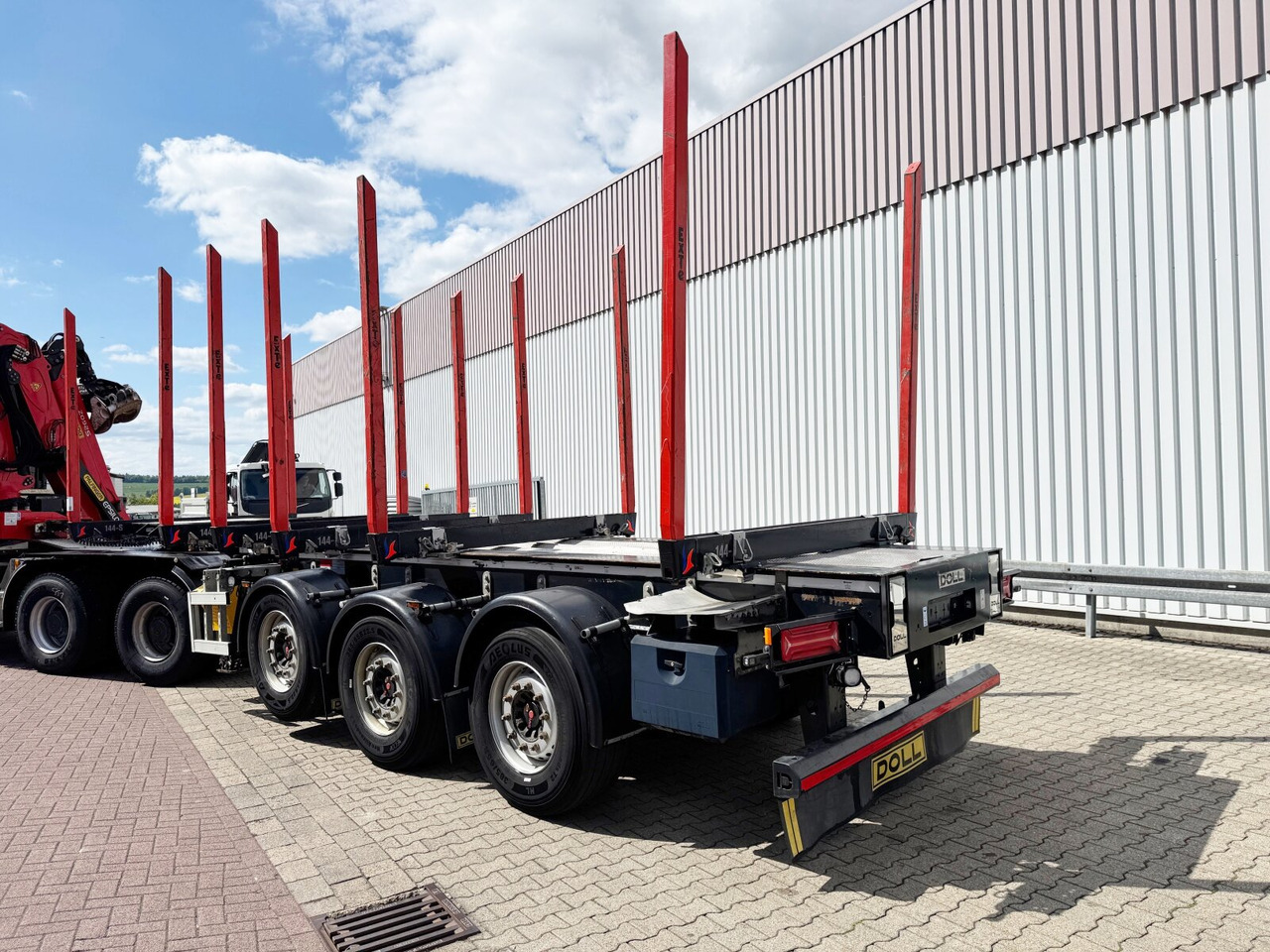 Timmertrailer Doll LOGO H3L-14XL LOGO H3L-14XL, Liftachse, Nachlauflenkachse, teleskopierbar 9,4m-12,9: bild 9