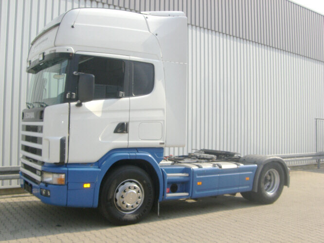 Scania 124 R 470 4x2 124R470 4x2, Kipphydraulik, 6 Zylinder - Dragbil: bild 1 Scania 124 R 470 4x2 124R470 4x2, Kipphydraulik, 6 Zylinder - Dragbil: bild 1