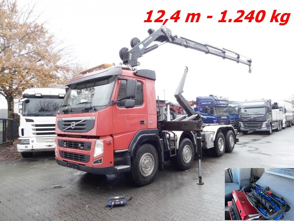 FM 460 8x2-6 FM 460 8x2-6, Lenk-/Liftachse, Kran HMF 2020-K4, Funk - Lastväxlare lastbil, Kranbil: bild 1 FM 460 8x2-6 FM 460 8x2-6, Lenk-/Liftachse, Kran HMF 2020-K4, Funk - Lastväxlare lastbil, Kranbil: bild 1