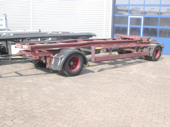 HWT 18ZRL/1S EGGERS 2-A-Abrollanhänger, 7,5m Cont. Schlitten - Lastväxlarsläp/ Liftdumpersläp: bild 1 HWT 18ZRL/1S EGGERS 2-A-Abrollanhänger, 7,5m Cont. Schlitten - Lastväxlarsläp/ Liftdumpersläp: bild 1