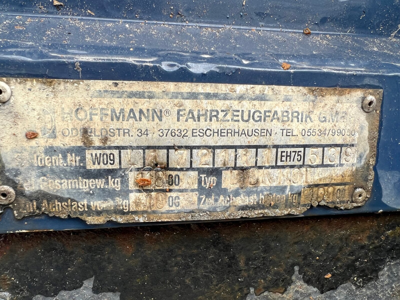 Hoffmann LTDK 11,0T LTDK 11,0T - Flaksläp: bild 4 Hoffmann LTDK 11,0T LTDK 11,0T - Flaksläp: bild 4