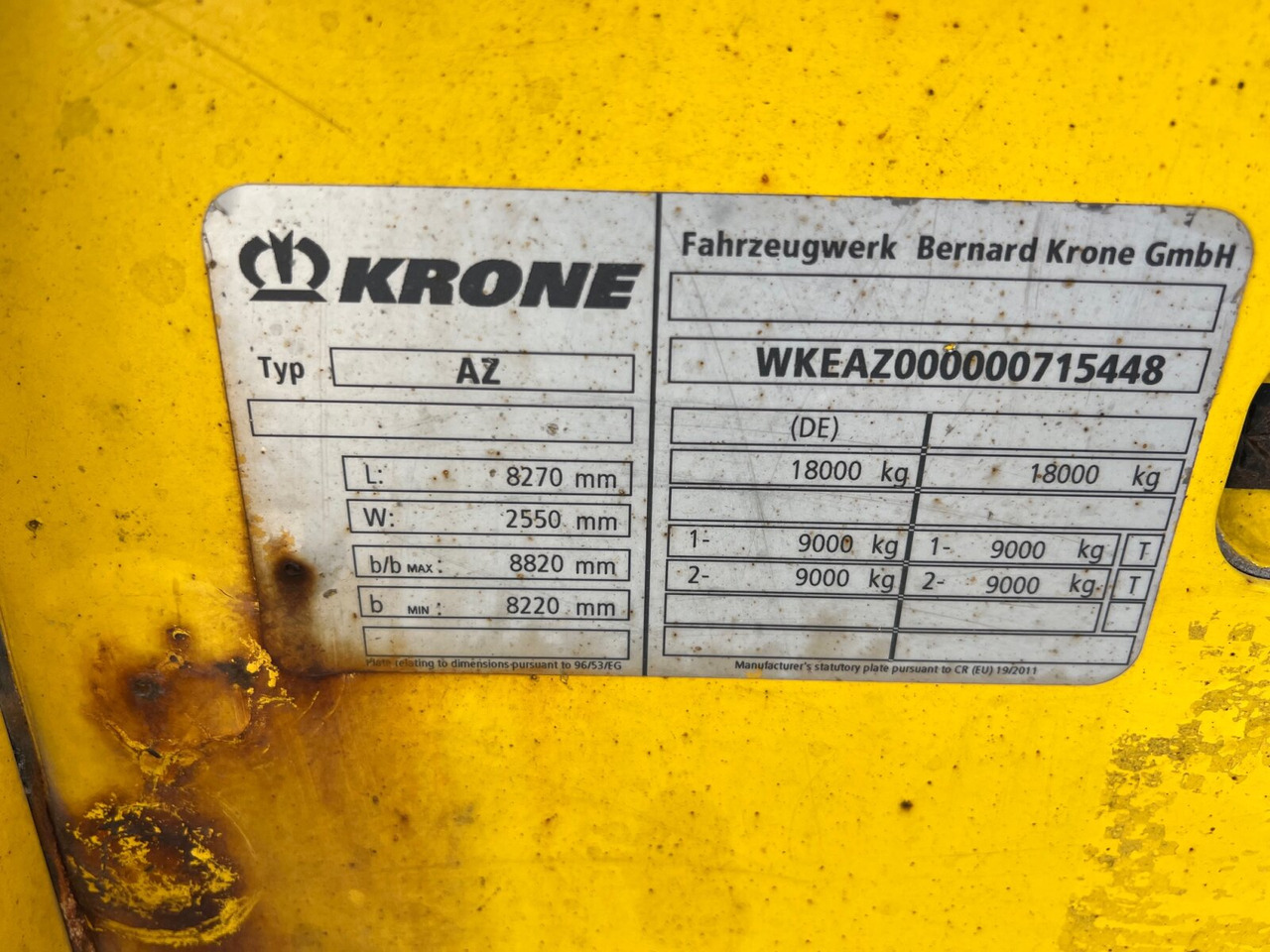 Krone AZP 18 AZP 18 - Flaksläp: bild 5 Krone AZP 18 AZP 18 - Flaksläp: bild 5