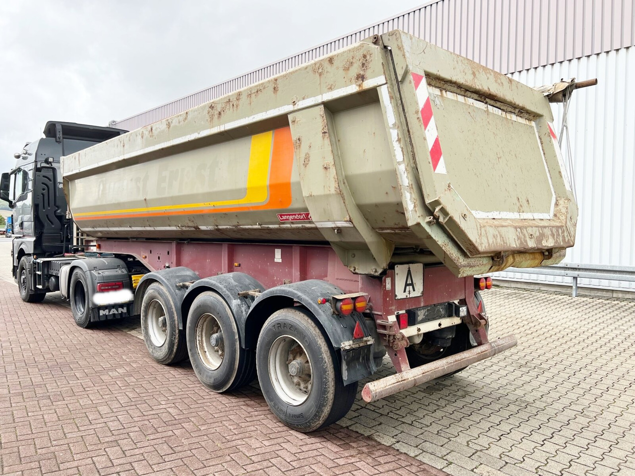 Langendorf SKS-HS 24/28 SKS-HS 24/28, Stahlmulde ca. 24m³, Liftachse - Tippbil semitrailer: bild 5 Langendorf SKS-HS 24/28 SKS-HS 24/28, Stahlmulde ca. 24m³, Liftachse - Tippbil semitrailer: bild 5