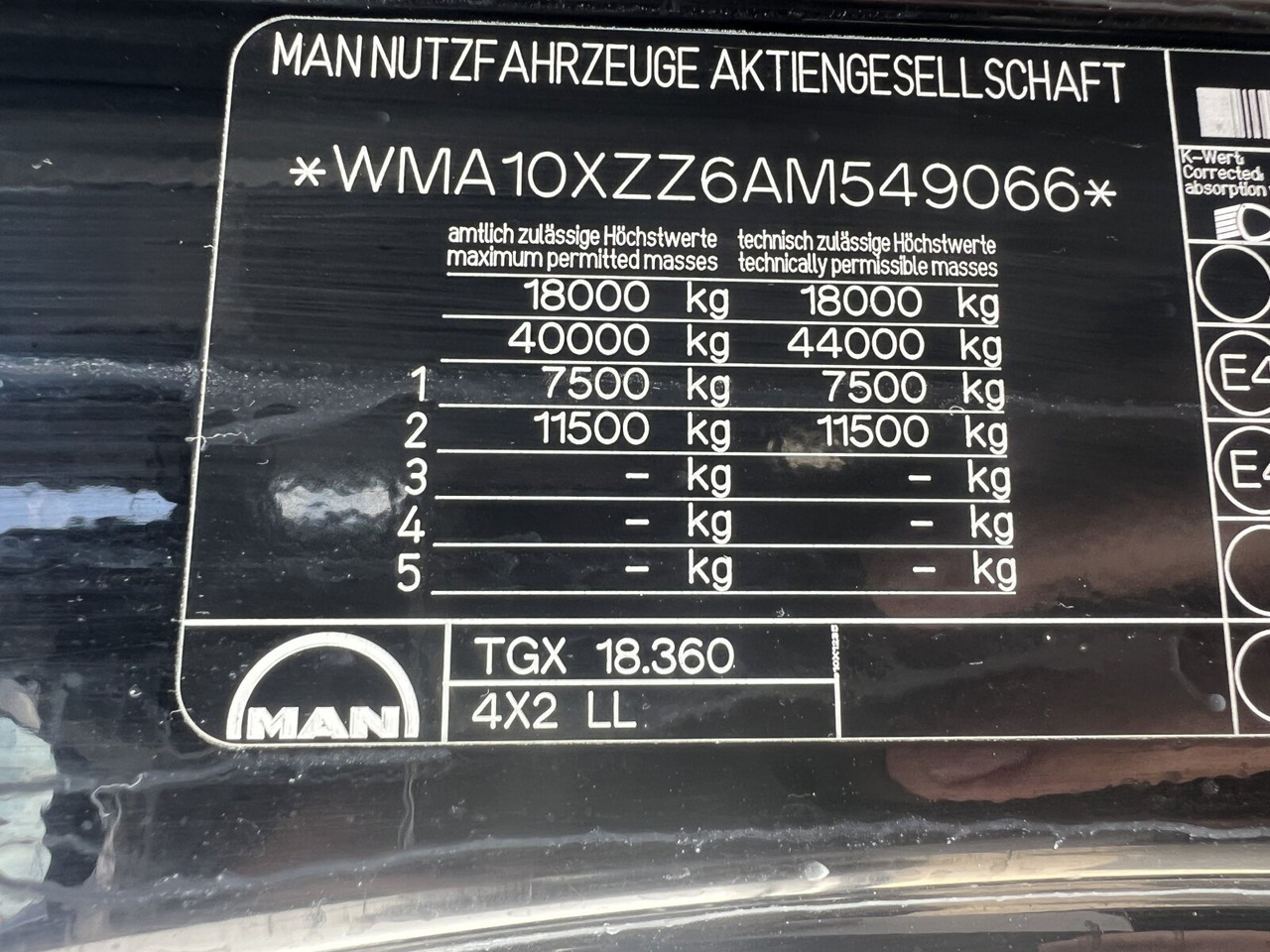 MAN TGA 18.360 4x2 LL TGA 18.360 4x2 LL, Fahrschulausstattung - Lastbil: bild 3 MAN TGA 18.360 4x2 LL TGA 18.360 4x2 LL, Fahrschulausstattung - Lastbil: bild 3