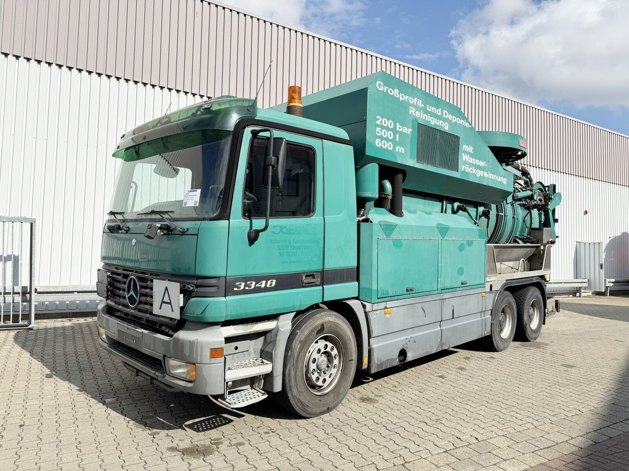Mercedes-Benz Actros 3348 6x4 Actros 3348 6x4, V8, Kroll Saug-/Spülwagen ca. 14m³, Wasserrückgewinnung, Funk - Lastbil: bild 1 Mercedes-Benz Actros 3348 6x4 Actros 3348 6x4, V8, Kroll Saug-/Spülwagen ca. 14m³, Wasserrückgewinnung, Funk - Lastbil: bild 1