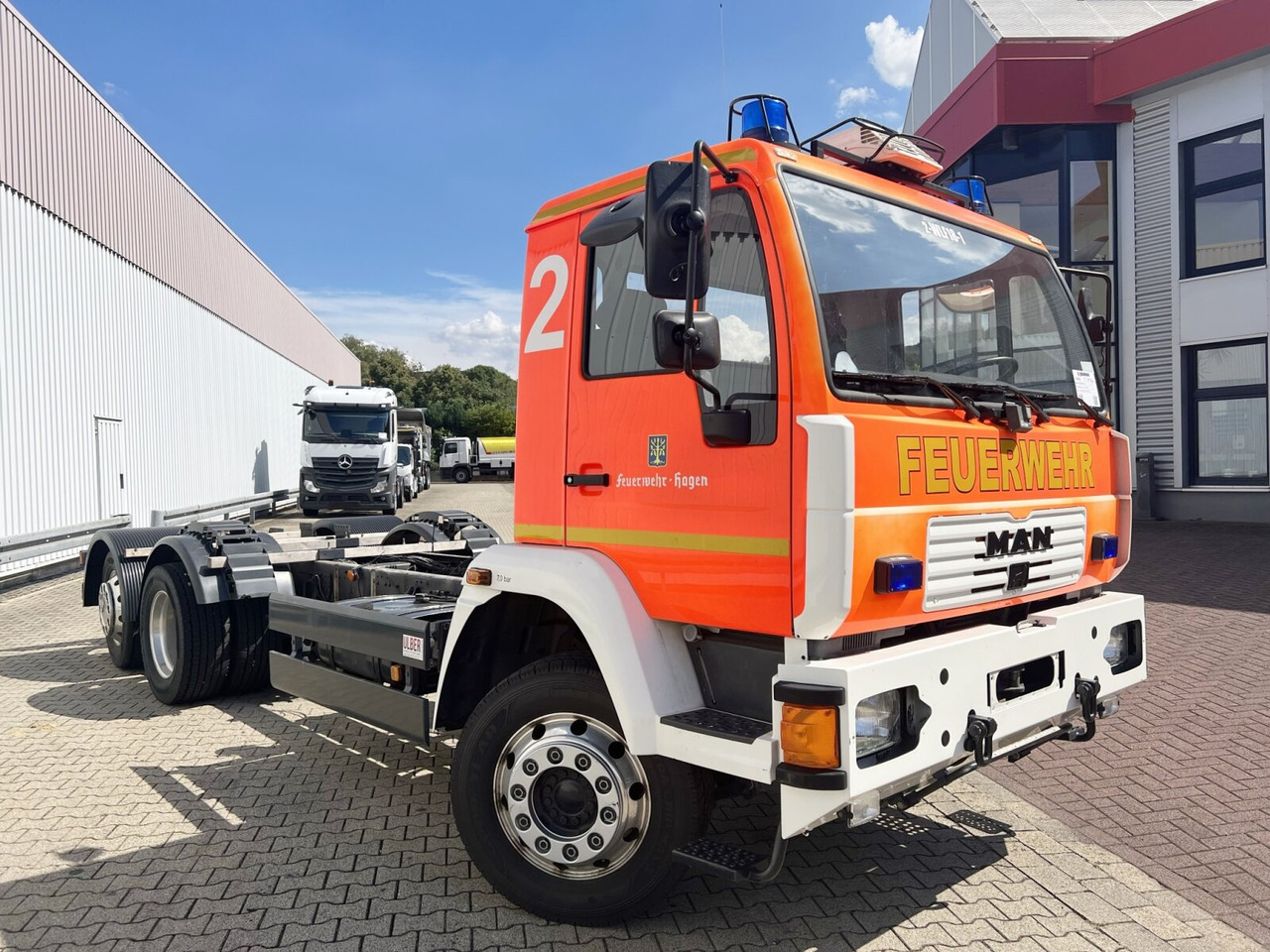 Interior photo 1: Chassi lastbil MAN 25/18.284 6x2-4 LL 25/18.284 6x2-4 LL, Retarder, Lenkachse