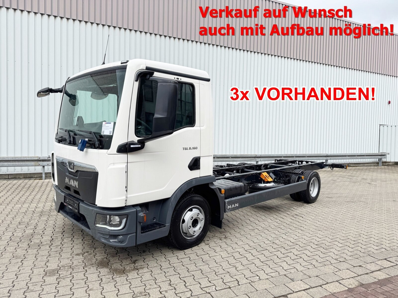 MAN TGL 8.160 4x2 BL CH TGL 8.160 4x2 BL CH - Chassi lastbil: bild 1 MAN TGL 8.160 4x2 BL CH TGL 8.160 4x2 BL CH - Chassi lastbil: bild 1