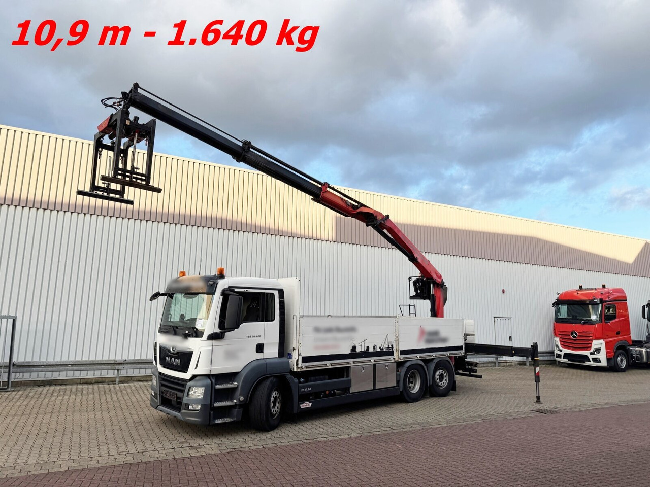 MAN TGS 26.420 6x2-4 LL TGS 26.420 6x2-4 LL, Navi, Lenk-/Liftachse, Heckkran Palfinger PK20.501L TEC - Kranbil, Flakbil: bild 1 MAN TGS 26.420 6x2-4 LL TGS 26.420 6x2-4 LL, Navi, Lenk-/Liftachse, Heckkran Palfinger PK20.501L TEC - Kranbil, Flakbil: bild 1