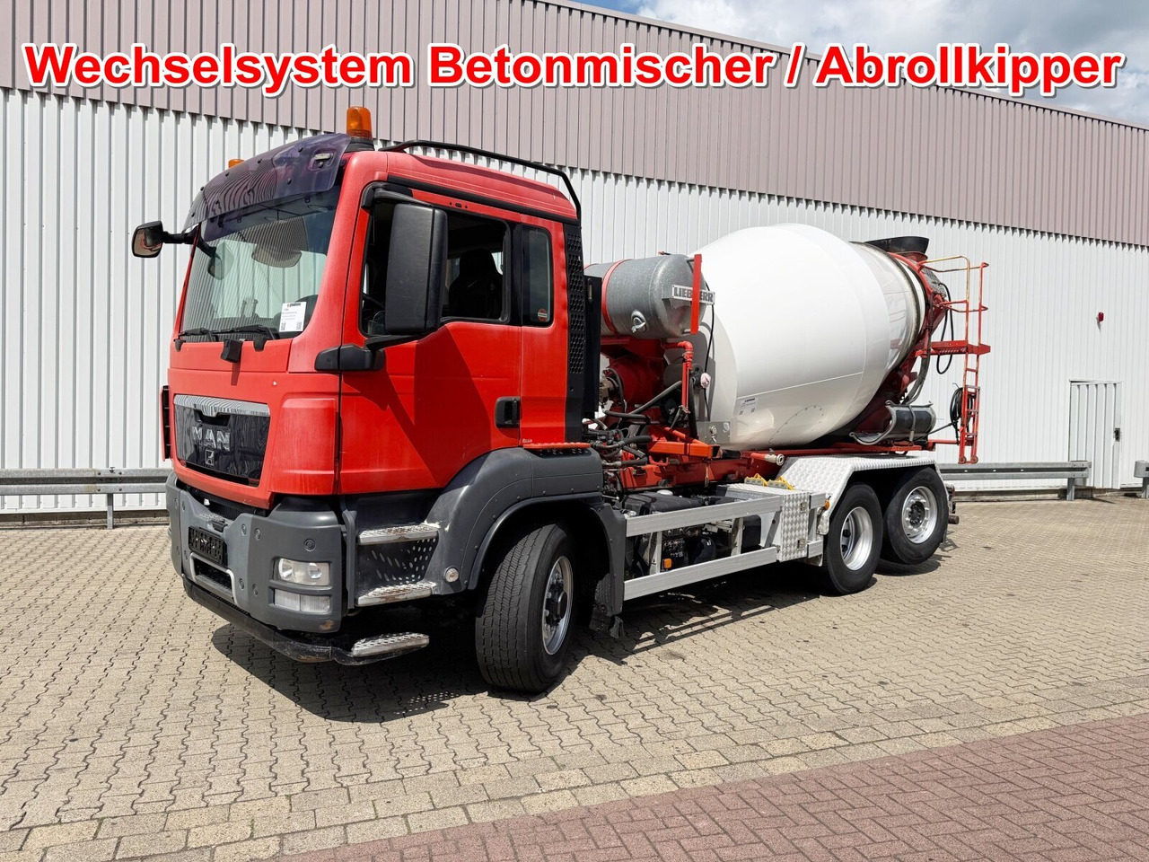 MAN TGS 26.480 6x4H-4 BL TGS 26.480 6x4H-4 BL, Liebherr HTM 704, Multilift Abroller HydroDrive, Lenk-/Liftachse, Wechselfahrzeug - Betongbil: bild 1 MAN TGS 26.480 6x4H-4 BL TGS 26.480 6x4H-4 BL, Liebherr HTM 704, Multilift Abroller HydroDrive, Lenk-/Liftachse, Wechselfahrzeug - Betongbil: bild 1