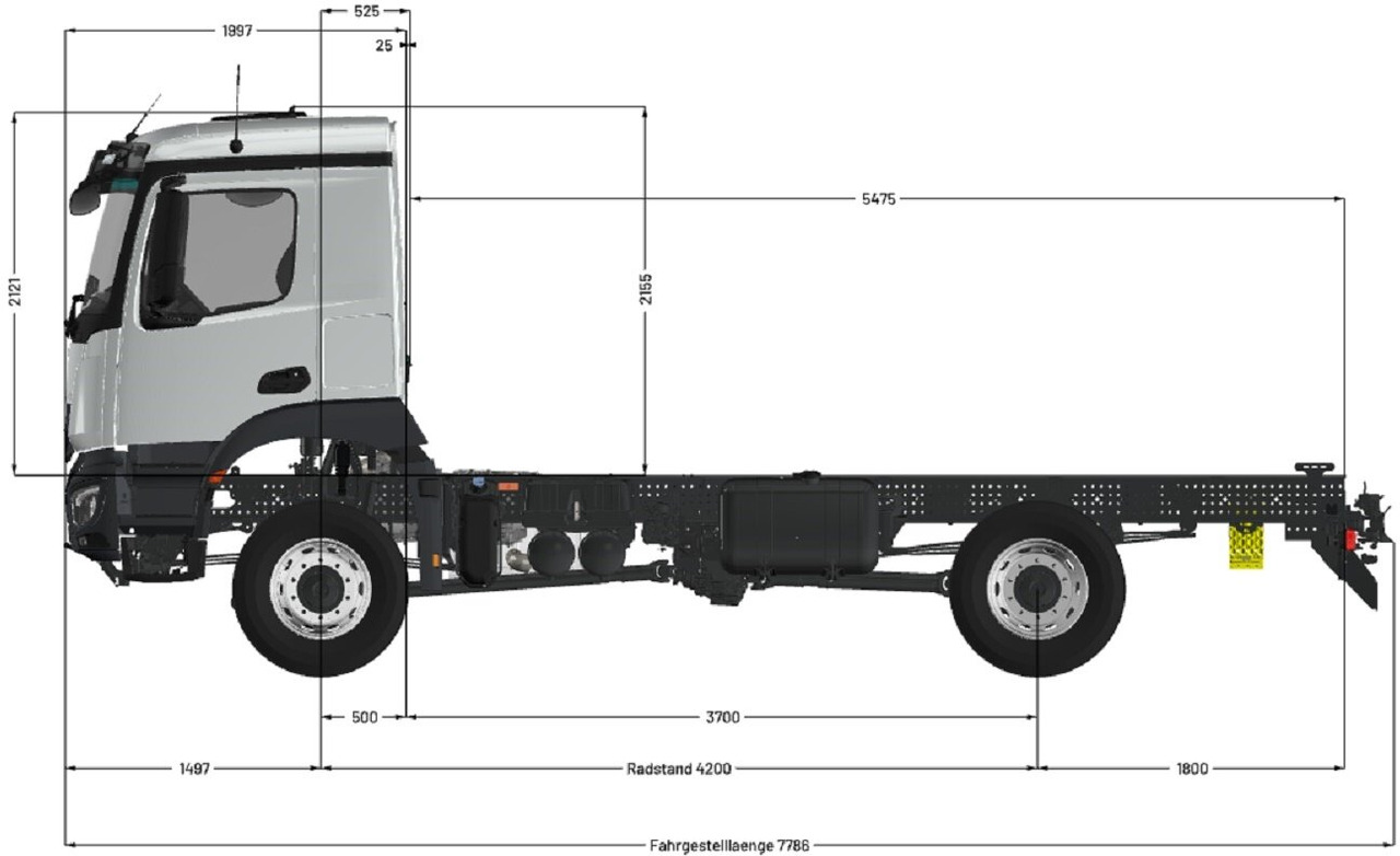 Mercedes-Benz Arocs 1827/30 A 4x4 Arocs 1827/30 A 4x4, mehrfach vorhanden! - Chassi lastbil: bild 5 Mercedes-Benz Arocs 1827/30 A 4x4 Arocs 1827/30 A 4x4, mehrfach vorhanden! - Chassi lastbil: bild 5