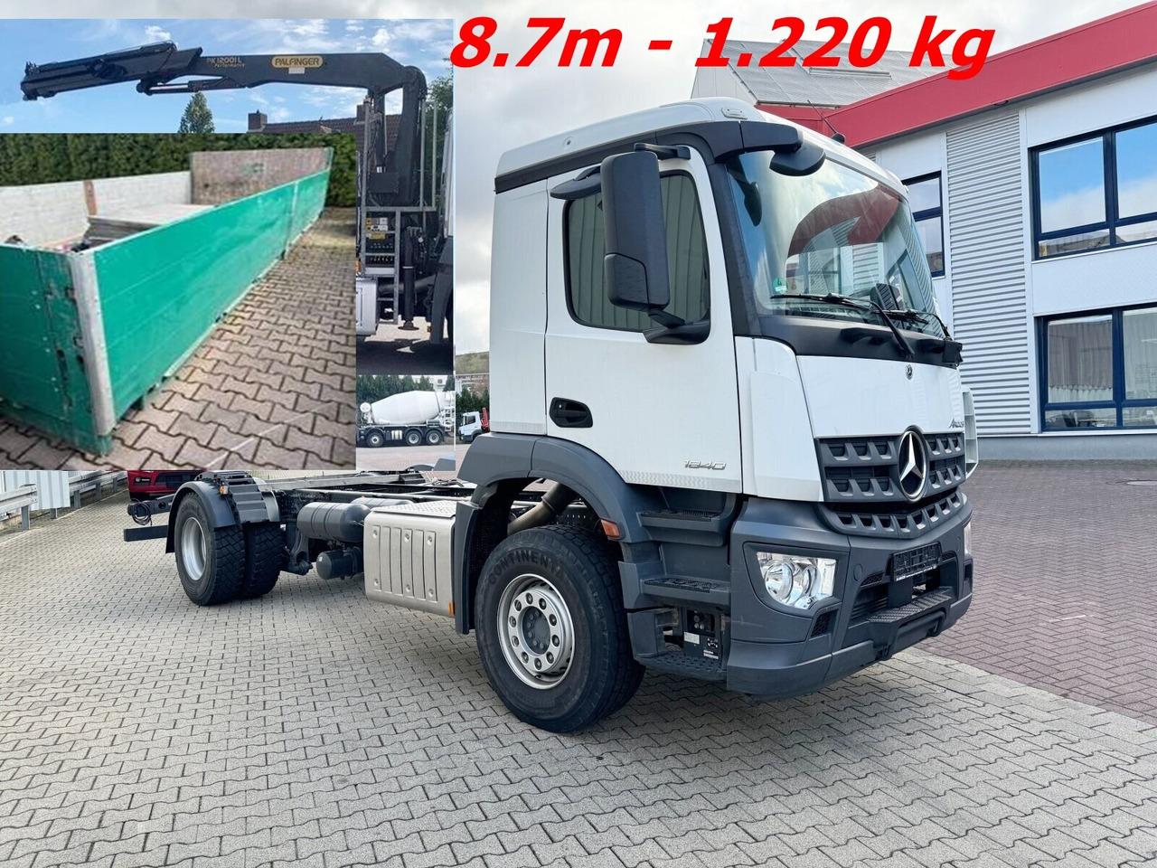 Mercedes-Benz Arocs 1840 L 4x2 Arocs 1840 L 4x2, Kran Palfinger PK12001L, Hochstand - Kranbil: bild 1 Mercedes-Benz Arocs 1840 L 4x2 Arocs 1840 L 4x2, Kran Palfinger PK12001L, Hochstand - Kranbil: bild 1