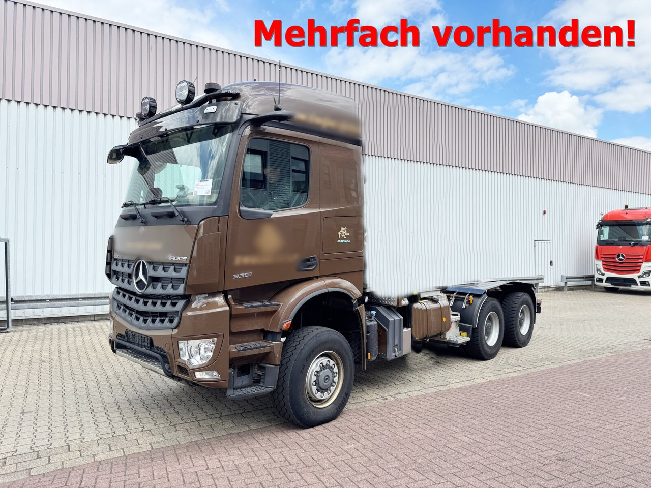 Mercedes-Benz Arocs 3351 LS 6x6 Arocs 3351 LS 6x6, Grounder, MirrorCam, Navi - Chassi lastbil: bild 1 Mercedes-Benz Arocs 3351 LS 6x6 Arocs 3351 LS 6x6, Grounder, MirrorCam, Navi - Chassi lastbil: bild 1