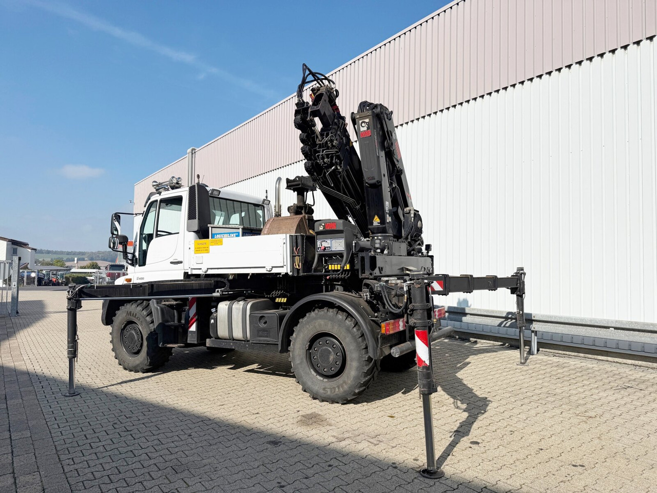 Unimog U400 4x4 U400 4x4, Frontzapfwelle, Heckkran Hiab XS 144-E4 HiDuo, Seilwinde, Funk - Mobilkran: bild 3 Unimog U400 4x4 U400 4x4, Frontzapfwelle, Heckkran Hiab XS 144-E4 HiDuo, Seilwinde, Funk - Mobilkran: bild 3