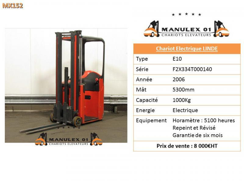 Linde E10 - Eltruck: bild 2 Linde E10 - Eltruck: bild 2